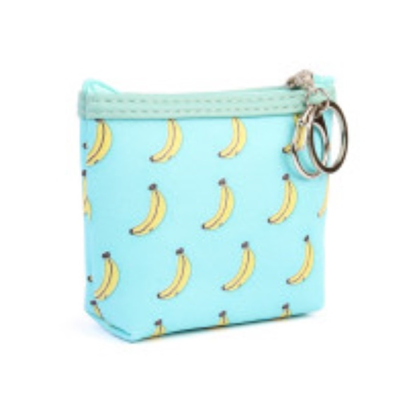 ✨HOST PICK Banana Print Coin Purse NWT Keyring - Picture 2 of 3
